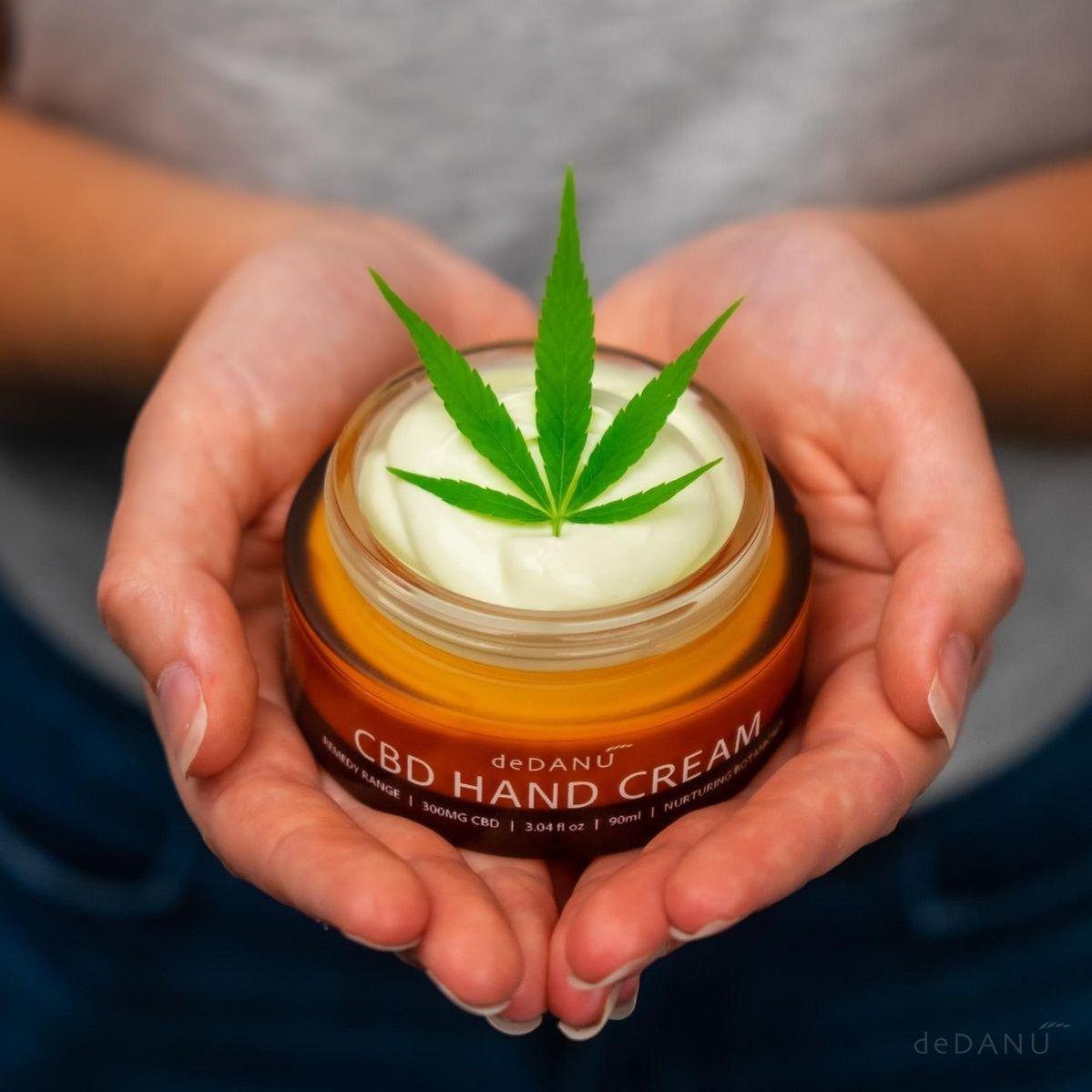 CBD Hand Cream Hard Working Cream For Hard Working Hands deDanu deDANÚ Health & Wellness
