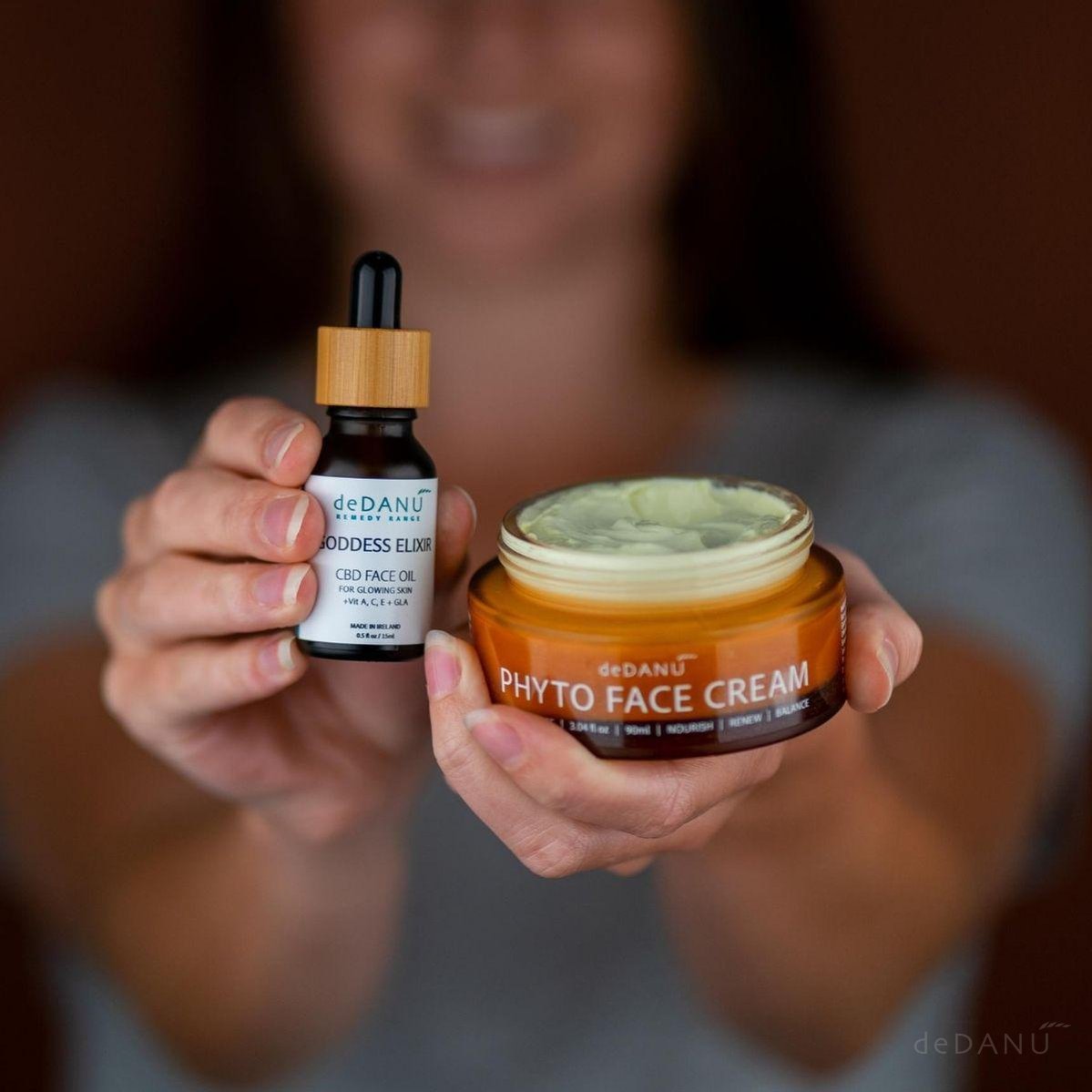 Derma Duet Luxury Elixir with Phyto Face Cream deDanu Ireland deDANÚ Health & Wellness