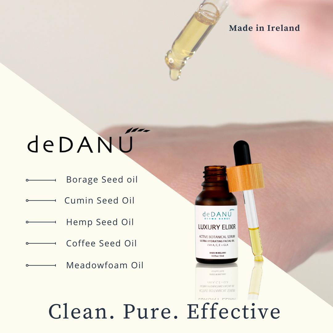 Luxury Elixir Active Botanical Serum from deDanu Ireland deDANÚ Health & Wellness