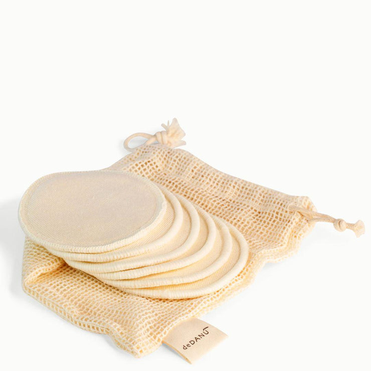 Washable Bamboo & Cotton Cleansing Pads (6 piece)-Botanical Skincare-[dedanu]-[natural]-[skincare]-[psoriasis]